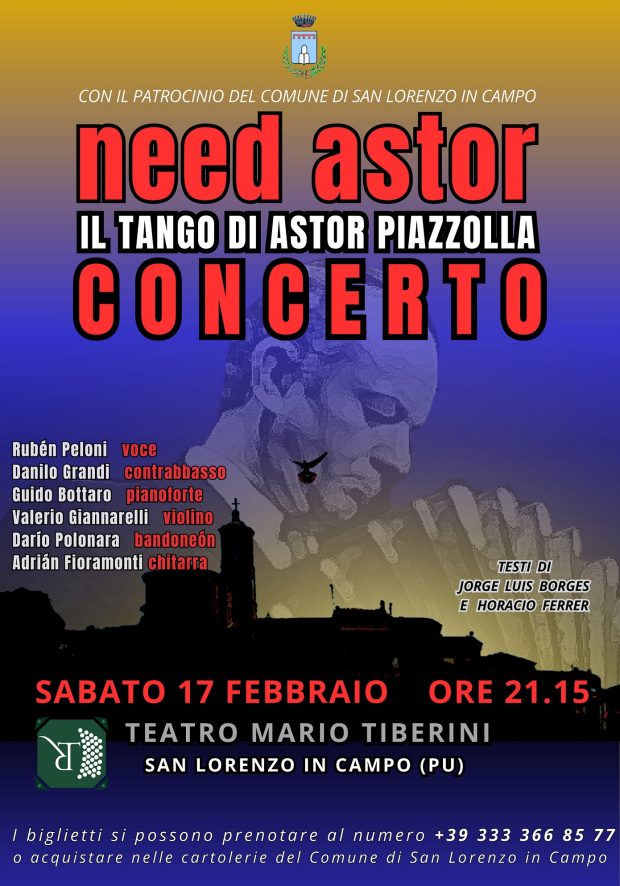 San Costanzo Show e il tango di Piazzolla al teatro di San Lorenzo in Campo