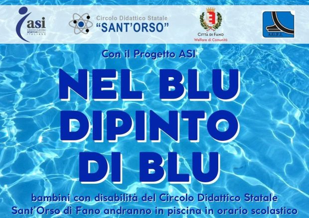 Fano, in acqua alla riscoperta di movimento e sensorialità: nasce il progetto ‘Nel Blu Dipinto di Blu’