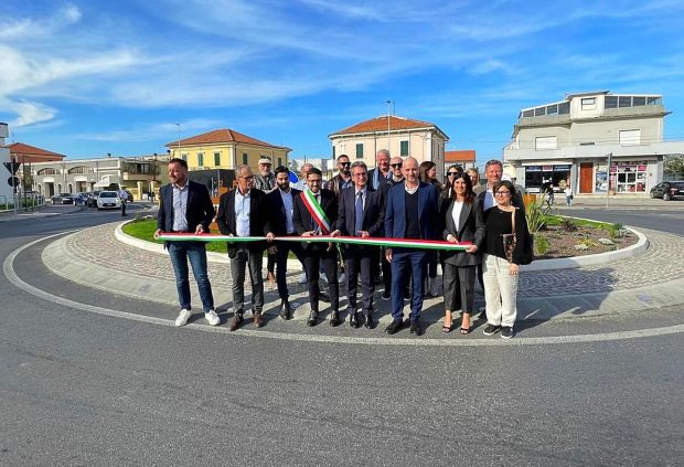 Inaugurata a Marotta la rotatoria tra la statale 16 e la 424 “pergolese”