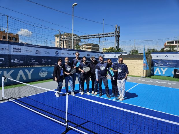 Dagli States a Marotta, inaugurato il campo da pickleball