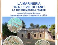 Il 4 maggio l’inaugurazione della mostra “La marineria tra le vie di Fano: la toponomastica fanese”