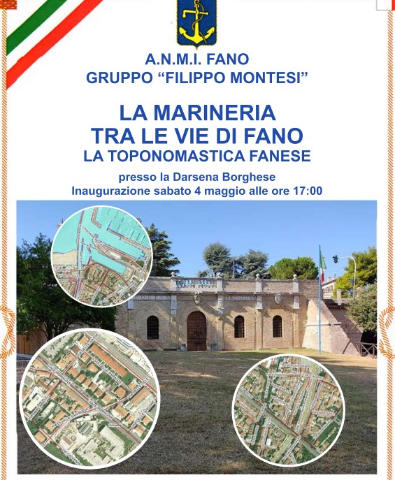 Il 4 maggio l’inaugurazione della mostra “La marineria tra le vie di Fano: la toponomastica fanese”