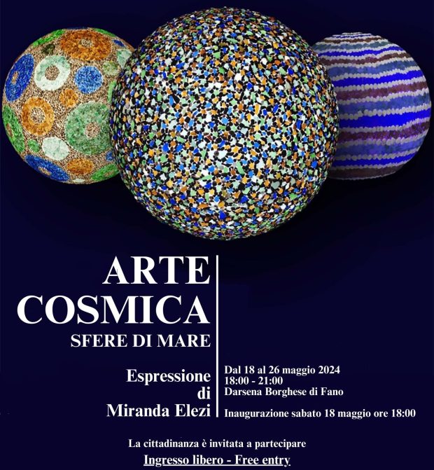 Fano, il 18 maggio l’inaugurazione della mostra ‘Arte Cosmica’