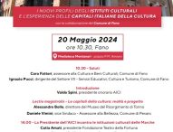 A Fano il convegno sull’esperienza delle Capitali italiane della Cultura