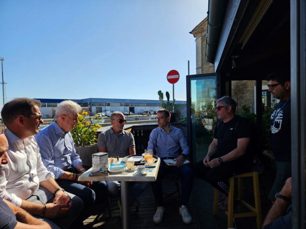Il primo incontro da neo sindaco di Serfilippi è con il settore della pesca