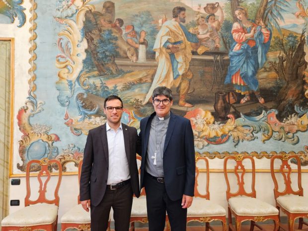 Fano, il sindaco Serfilippi incontra il vescovo Andreozzi