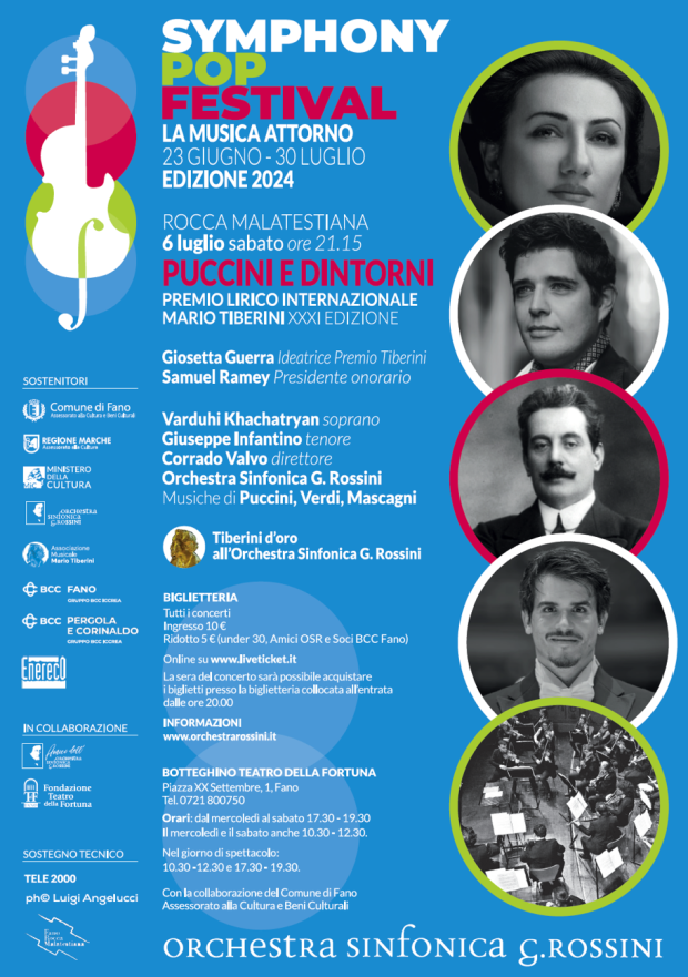 Fano, alla Rocca Malatestiana una serata dedicata a Puccini e alla grande lirica