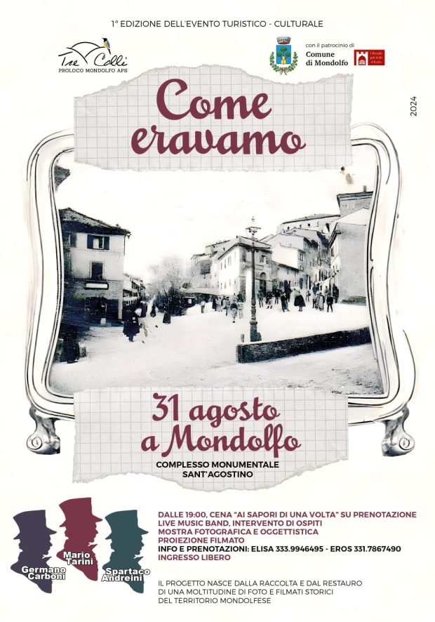 A Mondolfo un tuffo nel passato con l’evento “Come eravamo”