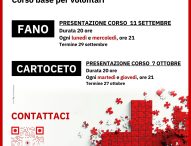 Croce Rossa Italiana Fano, al via i corsi per aspiranti volontari