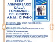 35esimo anniversario della fondazione del Gruppo A.N.M.I. di Fano: gli eventi