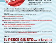 “Il Pesce Giusto”, venerdì 4 ottobre a Fano conferenza e cena