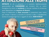 Truffe agli anziani, il Comune di Fano: “Prestare massima attenzione”