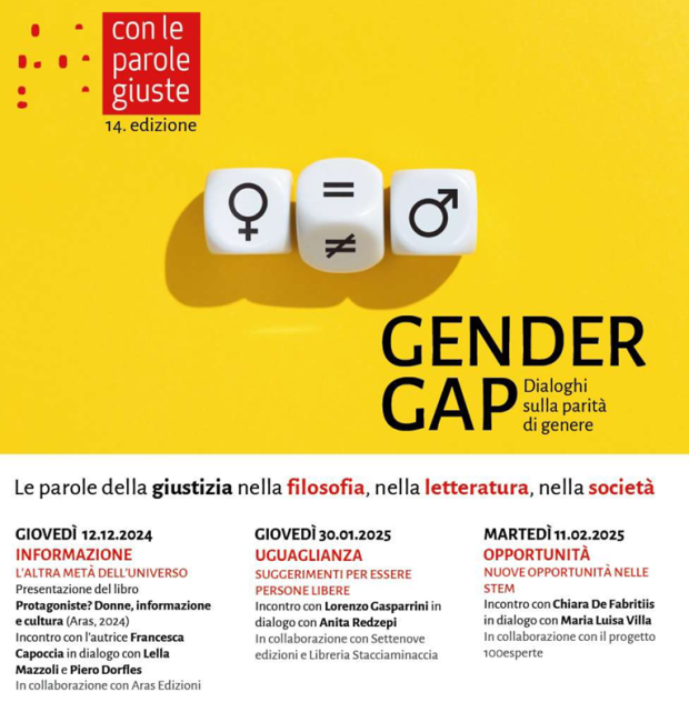 Tornano le ‘Parole giuste’: al via a Fano i dialoghi sulla parità di genere