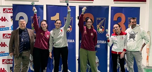 Ad Ancona un fine settimana dedicato alla scherma: Fanum Fortunae Fano conquista il secondo e terzo posto femminile