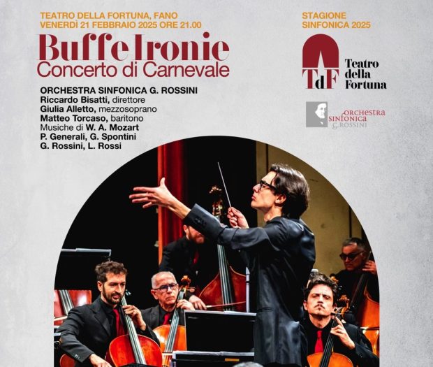 ‘Buffe ironie’ al Teatro della Fortuna col concerto di Carnevale per Fano