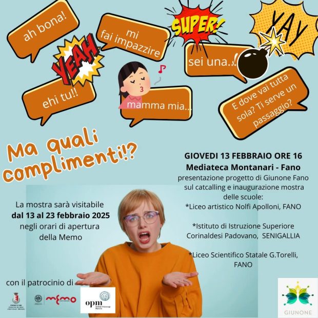 Ma quali complimenti? Progetto di prevenzione della violenza di genere a cura di Giunone Fano