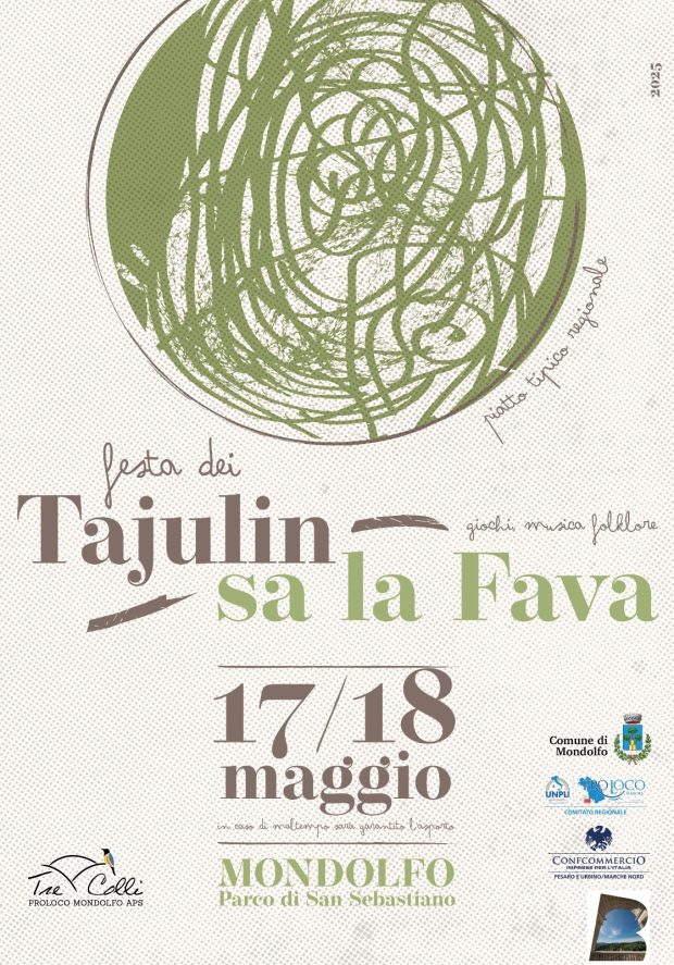 La pro loco Tre Colli di Mondolfo organizza la festa “Tajulin sa la Fava”