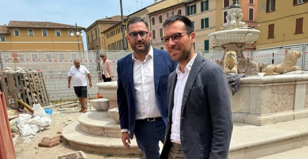 Fano, Fontana di piazza XX Settembre: ripartono i lavori il 3 giugno