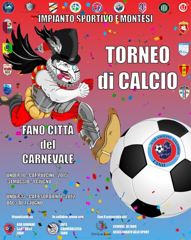 Calcio giovanile: tutto pronto per il secondo Torneo “FANO CITTA’ DEL CARNEVALE”