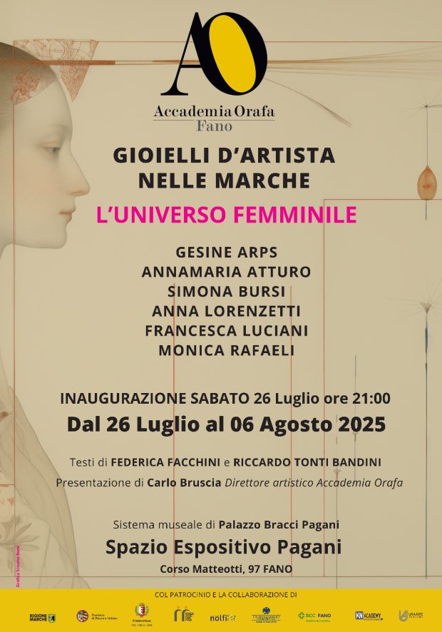 Accademia orafa Fano, sei artiste marchigiane in mostra