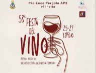 Pergola brinda: nel weekend la Festa del Vino