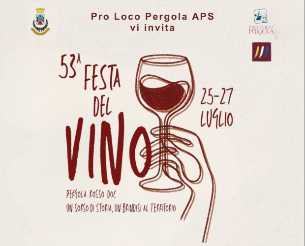 Pergola brinda: nel weekend la Festa del Vino