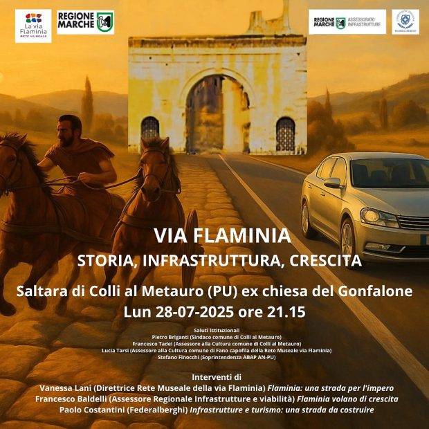 Via Flaminia: un incontro a Saltara per riscoprire la grande arteria romana