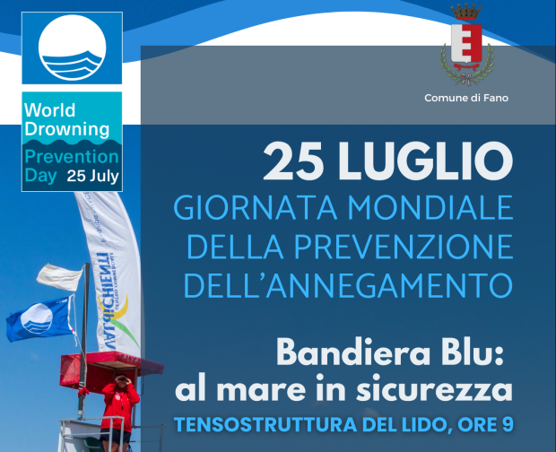 Fano celebra la Giornata mondiale della prevenzione dell’annegamento