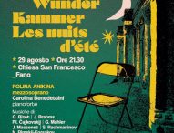 “Les nuits d’été” nella Chiesa di S. Francesco di Fano chiude venerdì 29 agosto