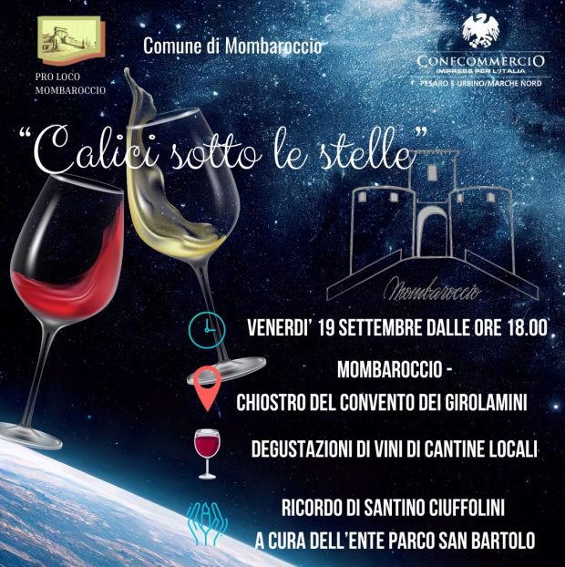 A Mombaroccio “Calici sotto le stelle”