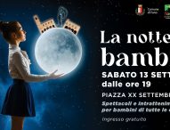 Sabato 13 settembre Fano si accende per La Notte dei Bambini: spettacoli, cultura e divertimento per tutta la famiglia