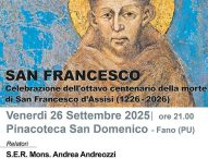 Fano celebra San Francesco nell’ottavo centenario della sua morte