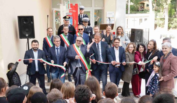 San Lorenzo in Campo: inaugurati i lavori di adeguamento sismico e riqualificazione della primaria Bettini