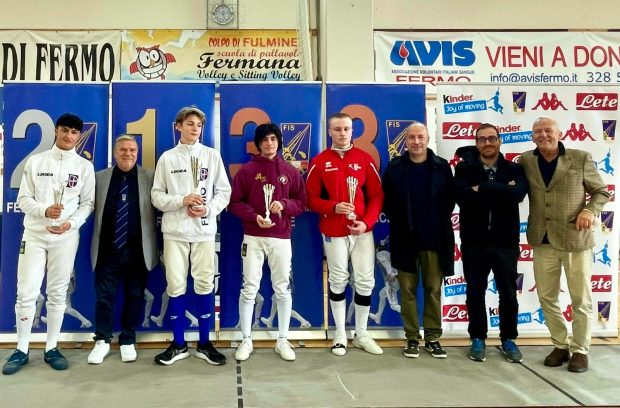A Fermo prima prova qualificazione regionale cadetti e giovani spada: Fanum Fortunae sul podio