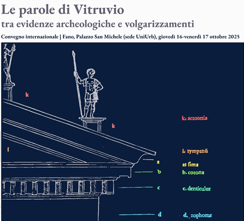 Fano, il 16 e 17 ottobre il convegno “Le parole di Vitruvio”