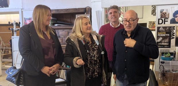 Carnevalesca e Comune di Fano incontrano Dante Ferretti nei laboratori di Cinecittà a Roma