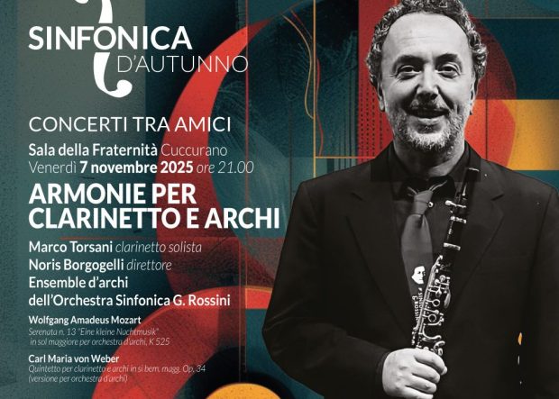 Fano, al via “Sinfonica d’Autunno – Concerti tra Amici”: venerdì 7 novembre a Cuccurano