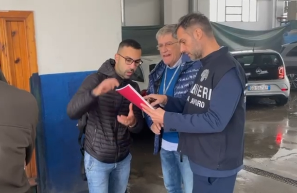 Nucleo Ispettorato del Lavoro di Pesaro Urbino sequestra un impianto di autolavaggio