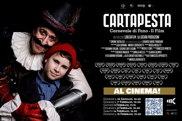 “Cartapesta” il docufilm sul Carnevale di Fano torna in sala fino al 15 febbraio