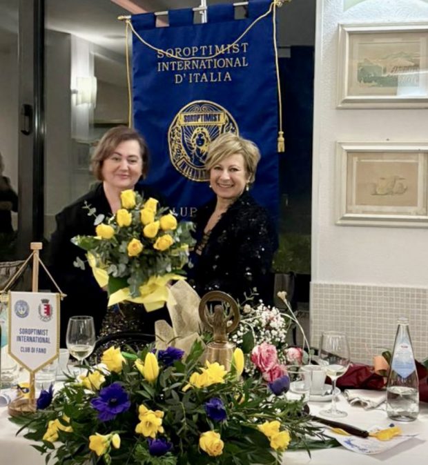 Passaggio della Campana per Soroptimist Fano, Emanuela Lampetti è la nuova presidente