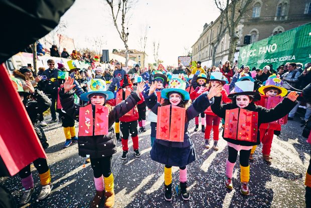 Fano, un intero fine settima per i più piccoli per celebrare i 70 anni del Carnevale dei bambini