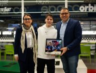 Il pilota fanese Marco Gaggi premia entourage, sponsor e sostenitori