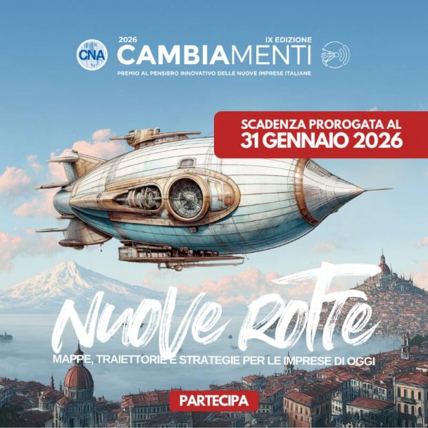 Premio Cambiamenti, ultime ore per iscriversi. Primo premio 20mila euro