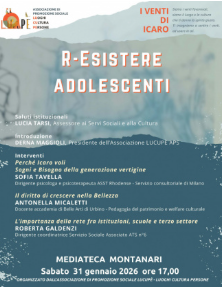 “R-ESISTERE ADOLESCENTI – I venti di Icaro”: alla Mediateca Montanari di Fano il primo evento dell’associazione LuCuPè