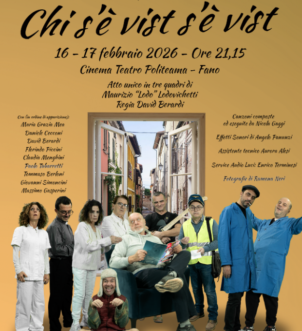 “Chi s’è vist s’è vist”: INSCENA porta al Politeama una commedia che parla di noi