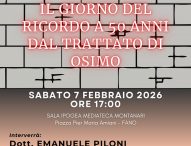 Il Giorno del Ricordo a 50 anni dal Trattato di Osimo: incontro pubblico alla MeMo di Fano