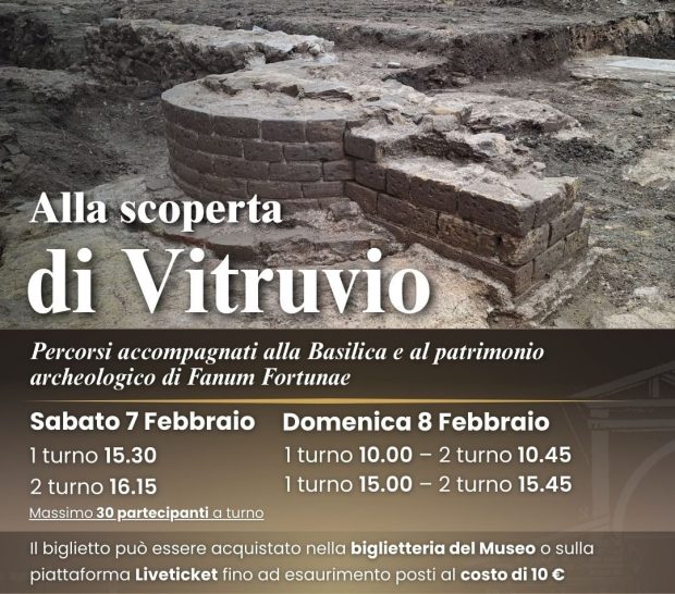 Al via le visite alla Basilica di Vitruvio e alla Fano romana