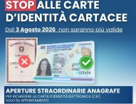 Stop alle carte d’identità cartacee: aperture straordinarie degli sportelli Anagrafe di Fano