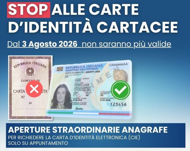 Stop alle carte d’identità cartacee: aperture straordinarie degli sportelli Anagrafe di Fano