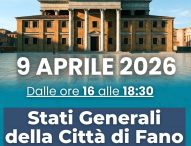 Giovedì gli Stati Generali della città di Fano per disegnare il futuro all’insegna di Vitruvio